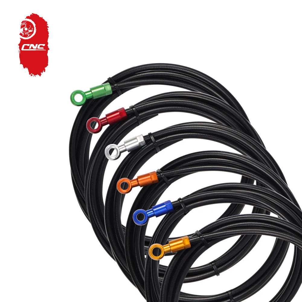 CNC Bicycle Hydraulic Brake Hose Kit 5mm*2M Cycling Oil Brakes Tube Cable For SLX XT XTR DEORE BH90 BH59 SHIMANO Bike Brake Hose