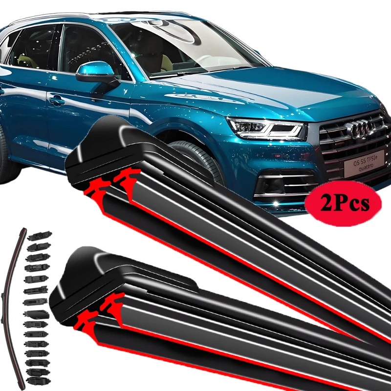

For Audi Q5 2008-2023 8R 80A FY Car Windshield Wiper Blade Front Windscreen Windshield Brushes Accessories Window Replacement
