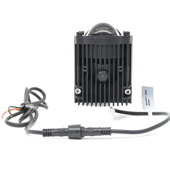 1.8 بوصة 100 واط مصفوفة ثنائية LED دراجة نارية المصباح مقاوم للماء مدفع صغير الأضواء 12-80 فولت اختراق اكسسوارات السيارات