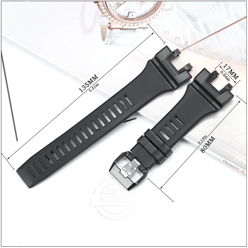 Resin Strap Suitable For Casio GBA-900 Series Men's Sports Waterproof Watchband Rubber Bracelet Watch Accessories