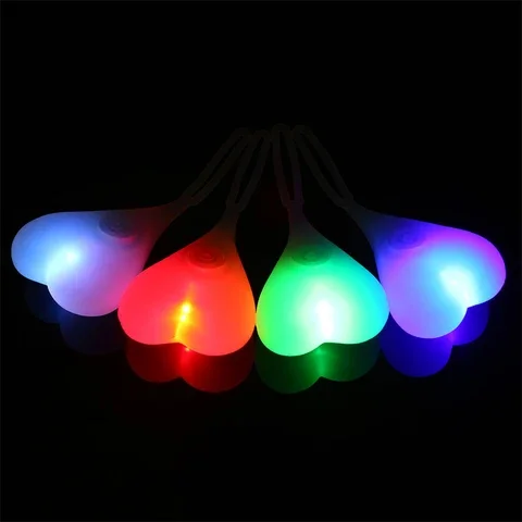 Bike Back Egg Lamp Silicone Light LED Red Warning Lights Night Essential Waterproof Creative Cycling Balls Tail Bicycle Seat