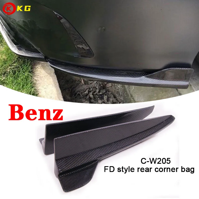 

Suitable for Mercedes Benz C-Class W205 Sport Back Corner C63 Carbon Fiber FD Back Corner 2015-2021 Mercedes Benz C200 C260 C300