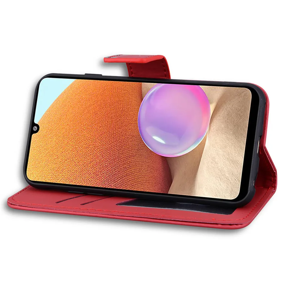Wallet Card Holder Case For Samsung Galaxy S20 S21 FE S22 S23 Ultra Plus A13 A14 A33 A34 A52S A53 A54 5G Cute Animal Cover D22G