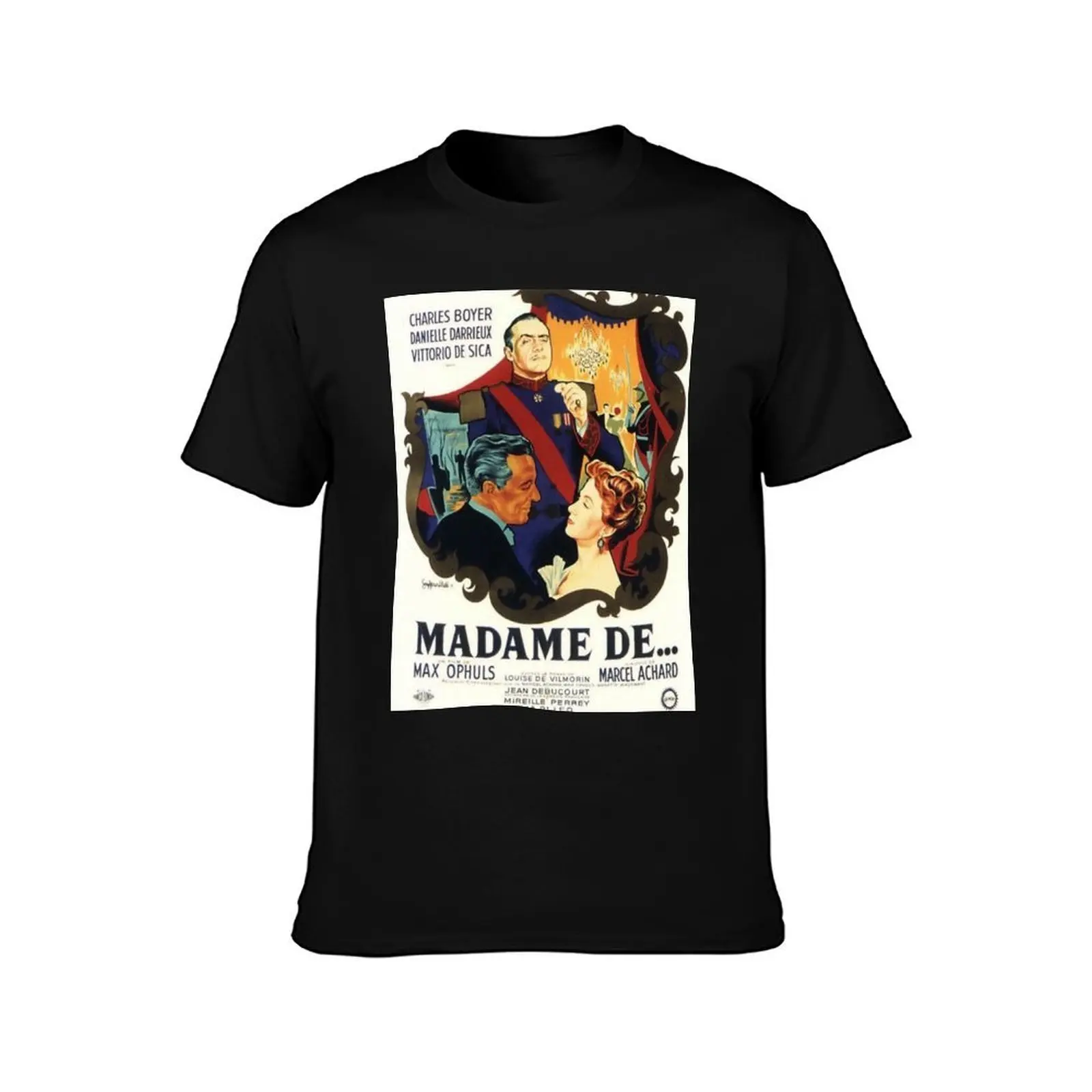 The Earrings of Madame De Max Ophuls T-Shirt, Summer Casual Cotton Tee, Oversized Streetwear Tops, Vintage Graphic Print