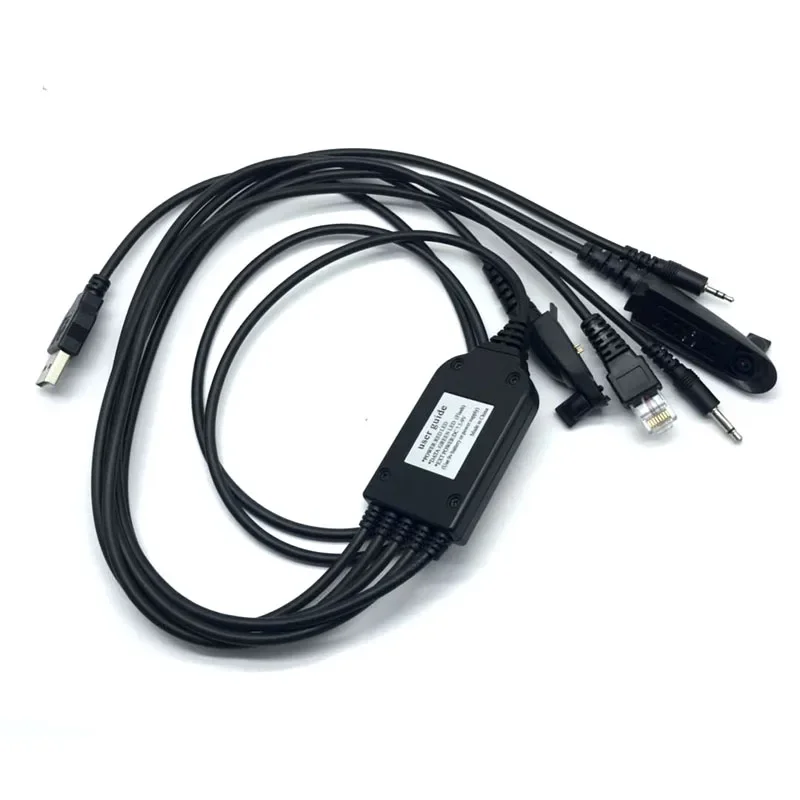 5 in 1 FTDI USB Programming Cable For Motorola PTX760 EX600 CM140 EP450 GP300 GM338 GM340 GM360 GP328 CP150 GP3688 Walkie Talkie