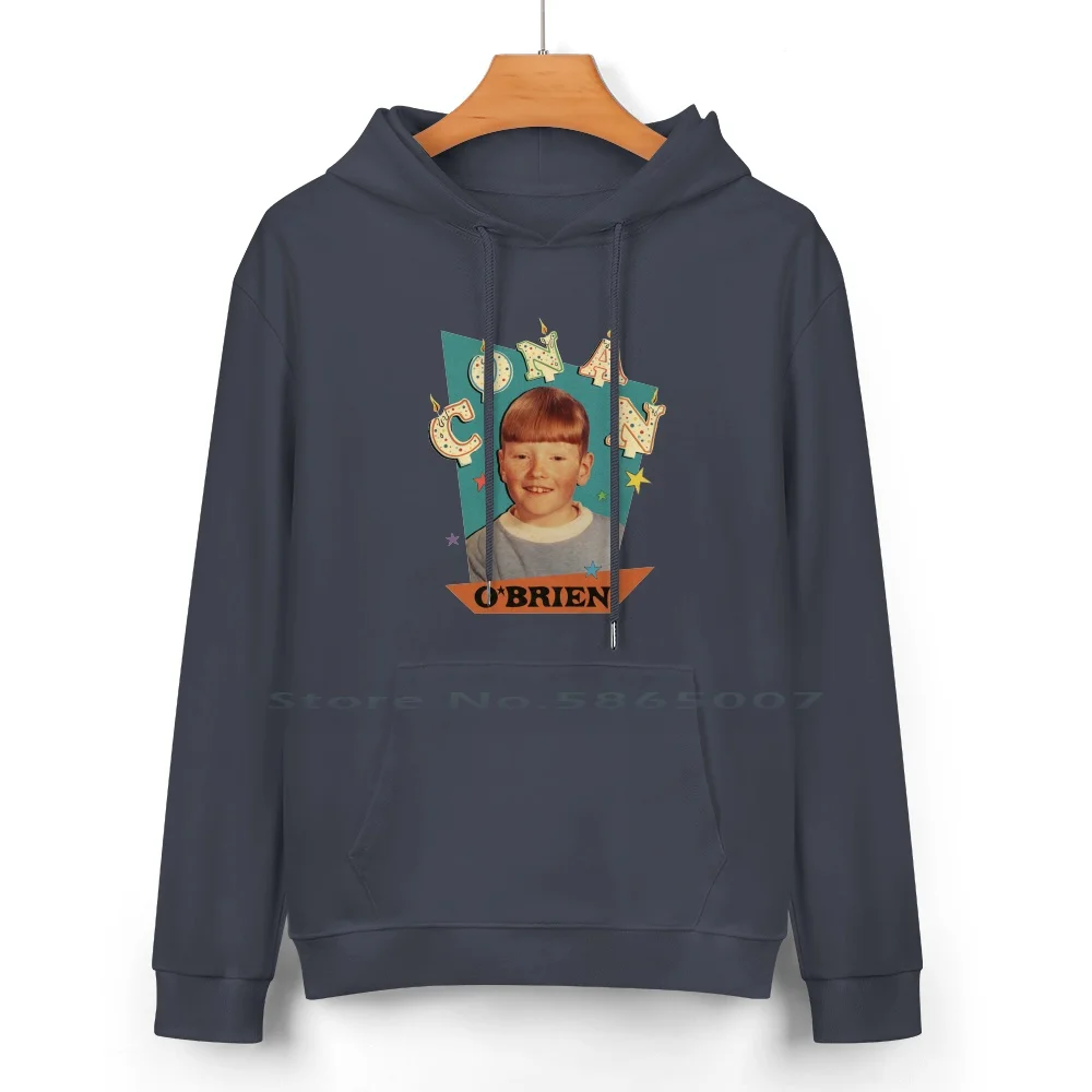 Conan O'brien Birthday Pure Cotton Hoodie Sweater 24 Colors Team Coco Conan Obrien Comedy Conan Obrian 100% Cotton Hooded