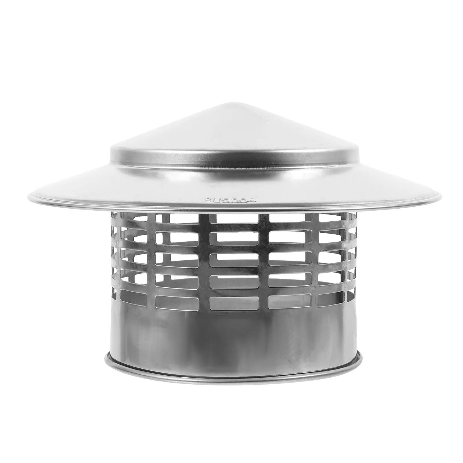 Rainproof Vent Cap Portable Air Conditioner Cover for Smoke Funnel Chimney Weatherproof 304 Protector