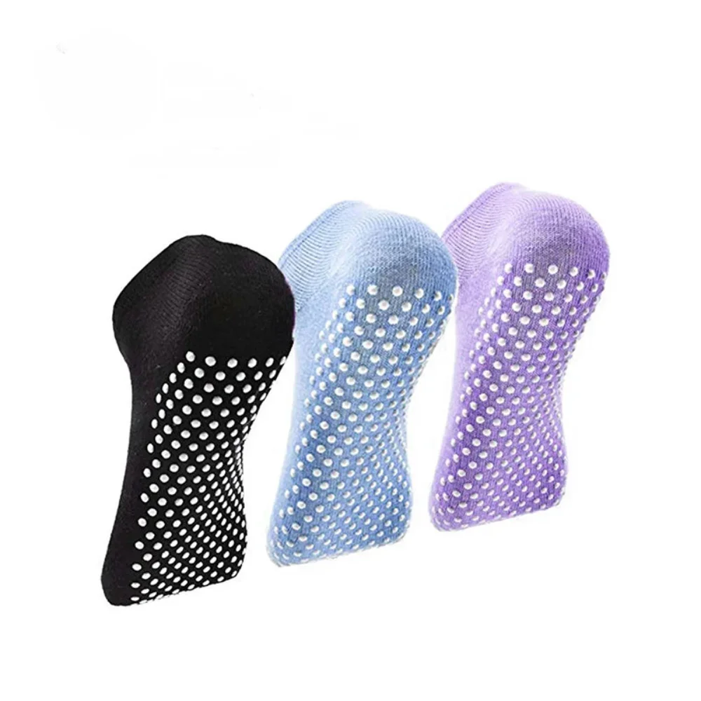 Women Anti-Slip Sock trampoline Yoga Sock Cotton Breathable Short Socks Elasticity Sport Boy Girl Outside Sport Socks EU33-39