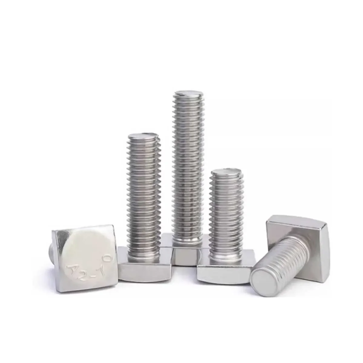 304 baut kepala persegi Gb35 Stainless Steel Bolt