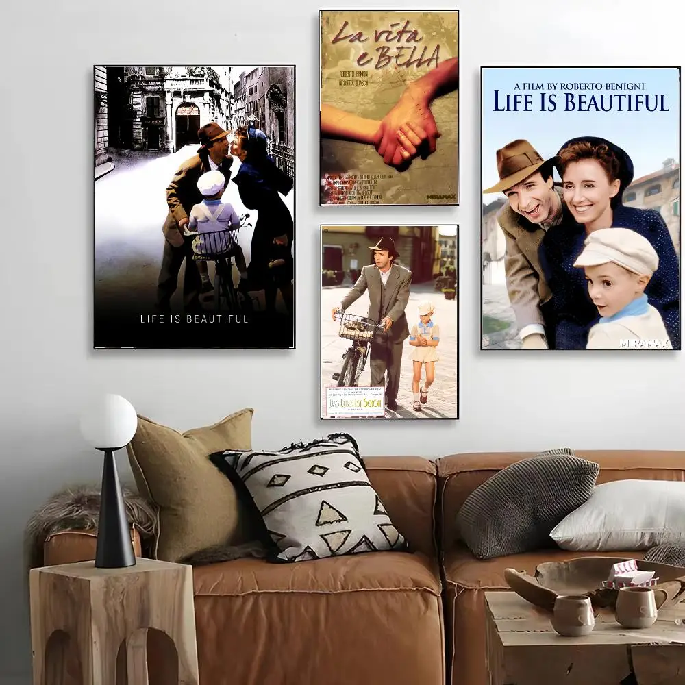 Film L-La vita e b-bella Poster HD Art Decorative Wall Art Waterproof Home Décor for Living Room Bedroom Café Stylish Gift
