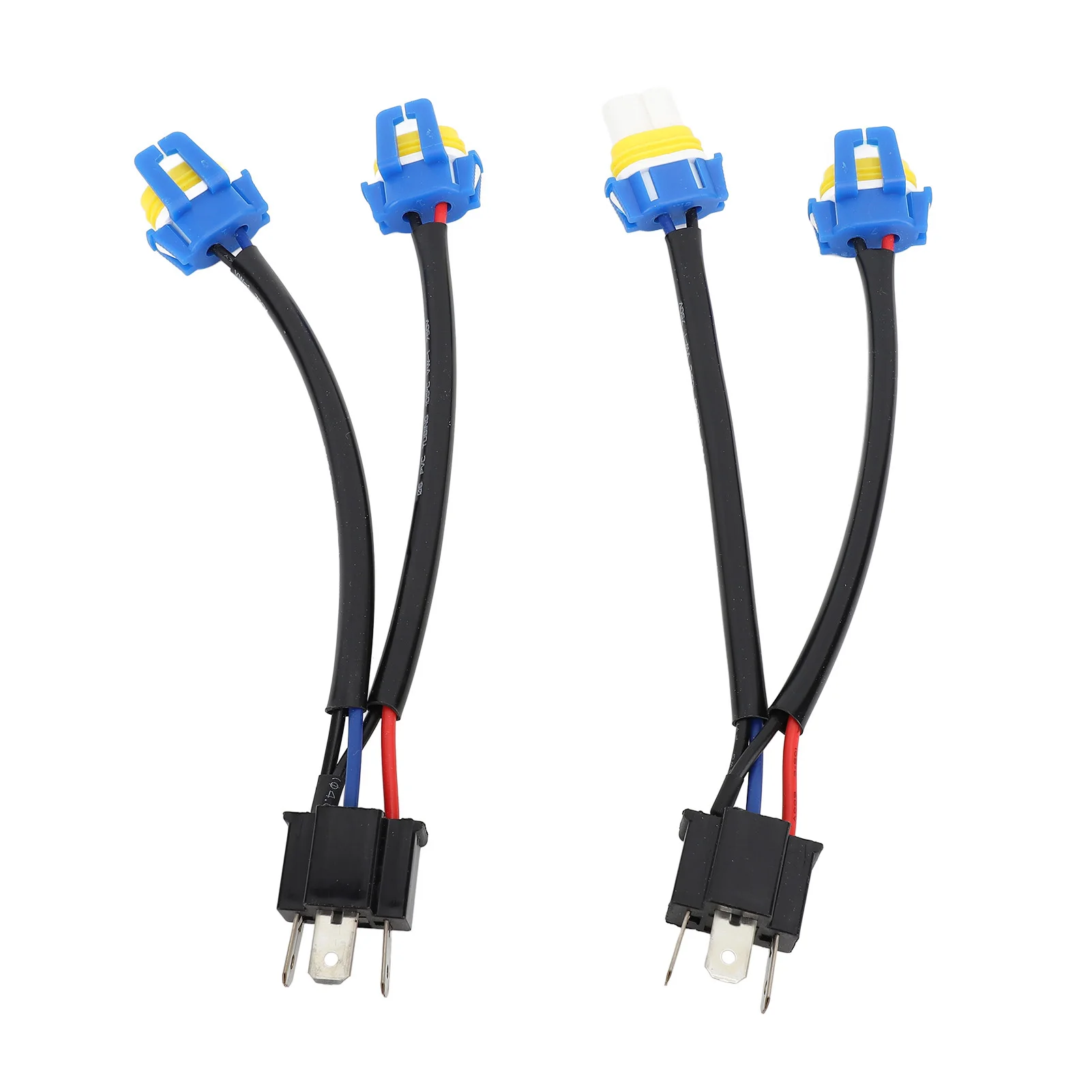 2pcs Headlight Bulb Conversion Wire 9003 H4 TO 9005 9006 Two Harness Headlight Bulb Conversion Sockets new