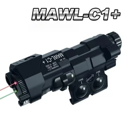 Dulpeq A2 MAWL C1 DUNILaser-Boîte Décorative pour Lampe de Poche, Arme Airsoft, Sans Fonction, Étui de Batterie Adapté à la html, 20mm