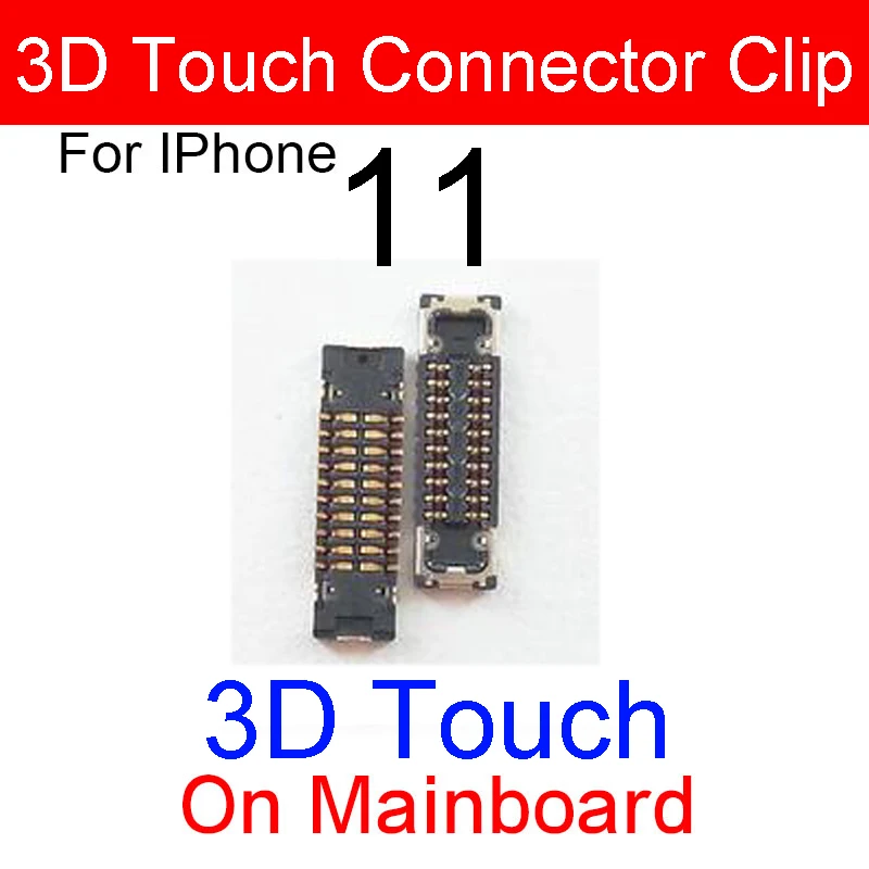 Charger Charging FPC Connector For iPhone 11 11 Pro Max Lcd Digitizer 3D Touch Screen Connector Clip On Motherboard Flex Cable