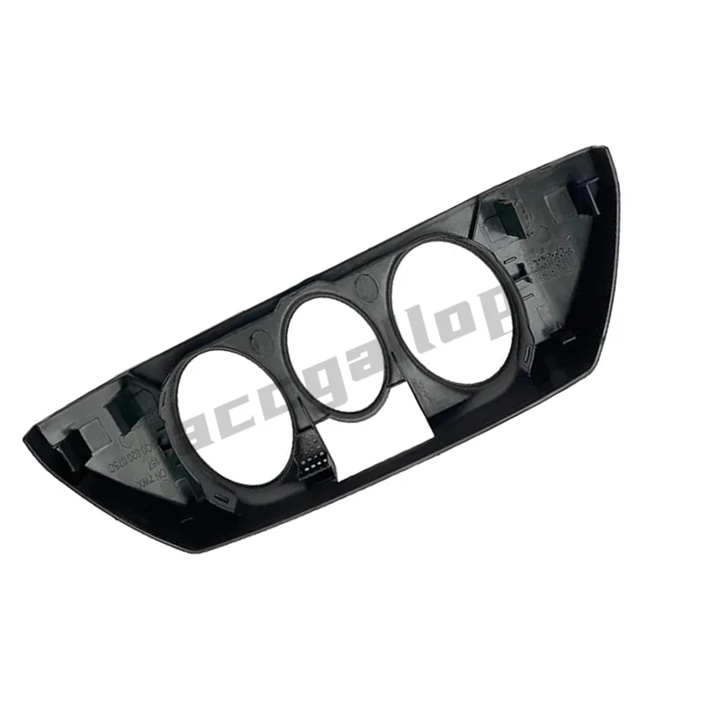 Couvercle de garniture de panneau de commande de chauffage AC pour tableau de bord avant de voiture, noir, adapté pour Polo 9N 2002 – 2010 6Q0820075C 1QA