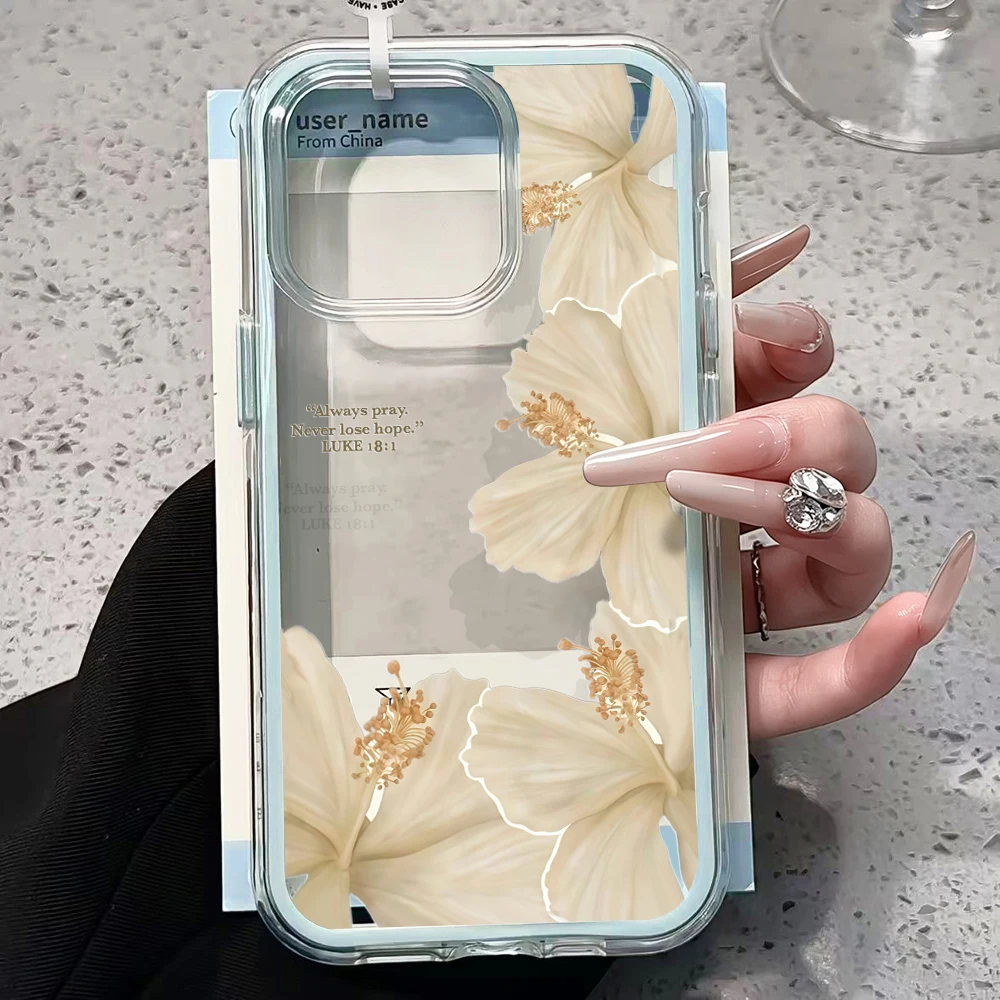 Hibiskusblüten-Bibel-Handyhülle für Samsung Galaxy S26 Ultra S25 S24 edge s22 s23 Plus FE A57 A54 A55 A16 A35 A36 A37 5G Cover – Detail 3