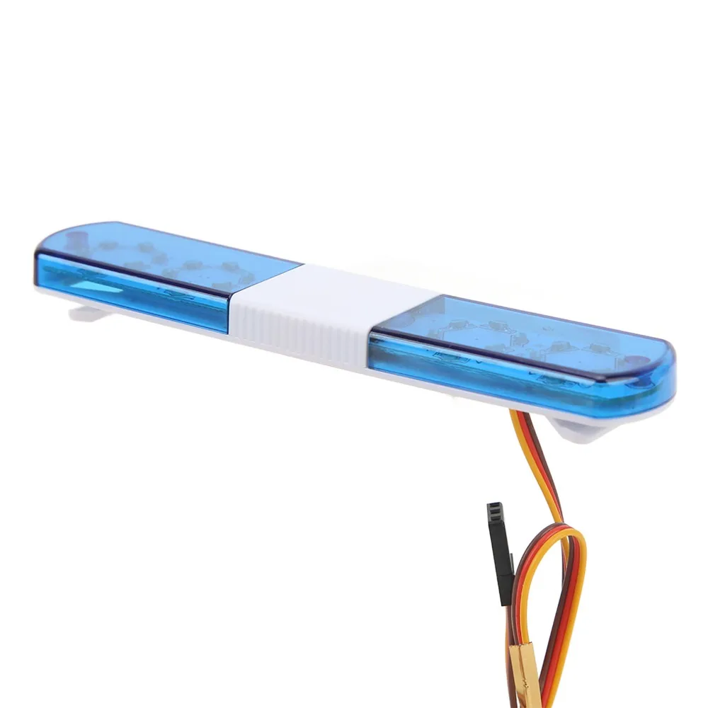 Durable 115mm RC Alarming Light Multi-Function Nine Flashing Modes Alarming Flash Lamp Light Bar Lamp RC Car