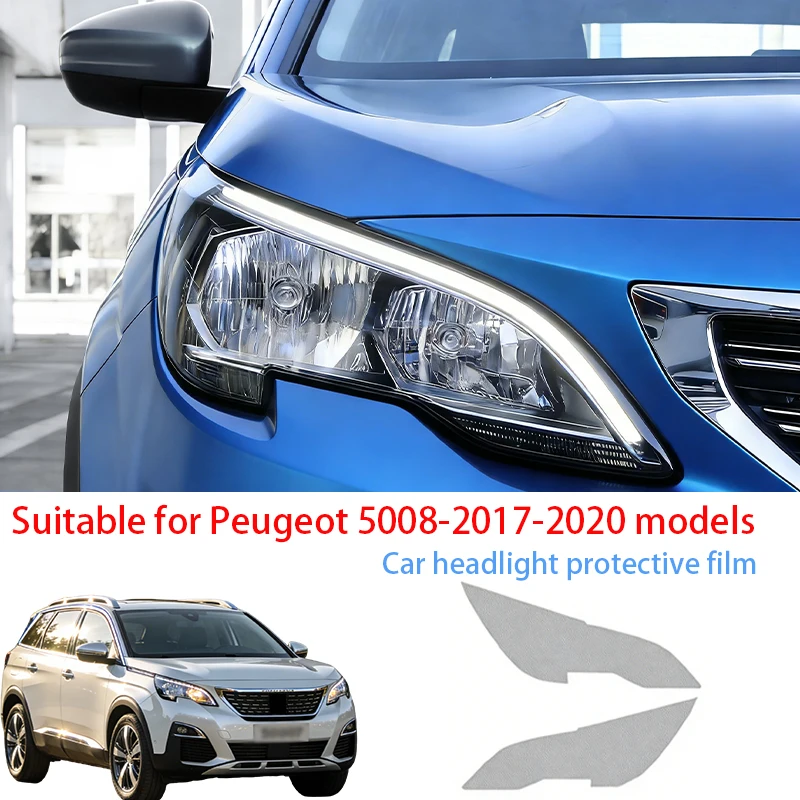 

Suitable for Peugeot 5008 2017-2020 car headlight protection invisible film TPU headlight protection film