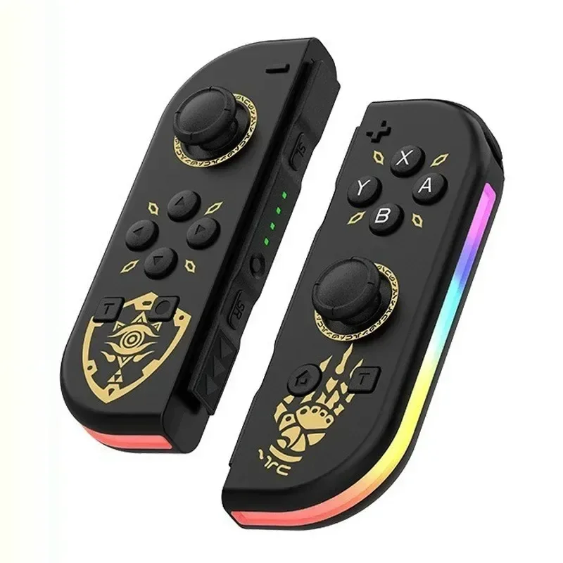 RGB LED Switch Joypad for Nintendo Switch Oled Lite L/R Joy Controller with Dual Vibration Cons Gamepad For PC YUZU Joystick