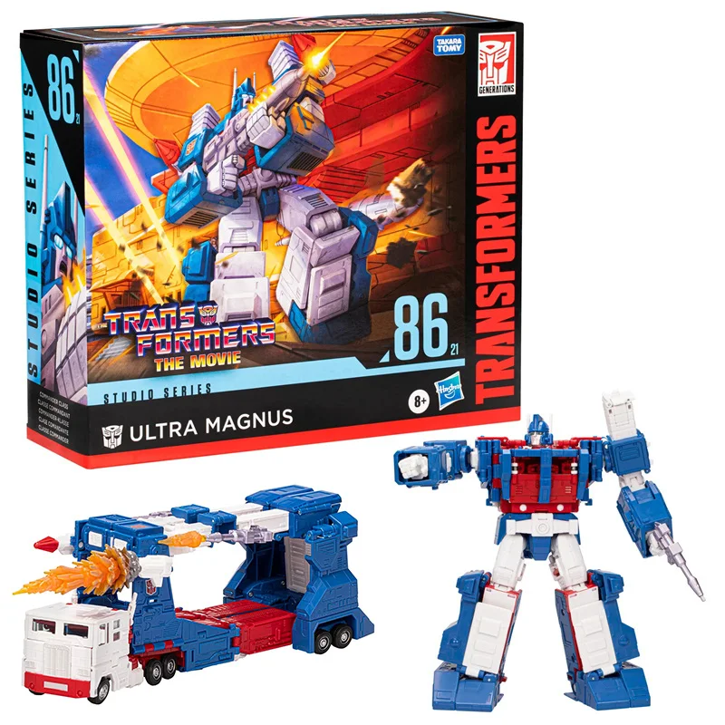 

Фигурка трансформера 86-21 Ultra Magnus, 9,5 дюйма, фигурка героя из фильма «командир», игрушка-робот, подарок, оригинал