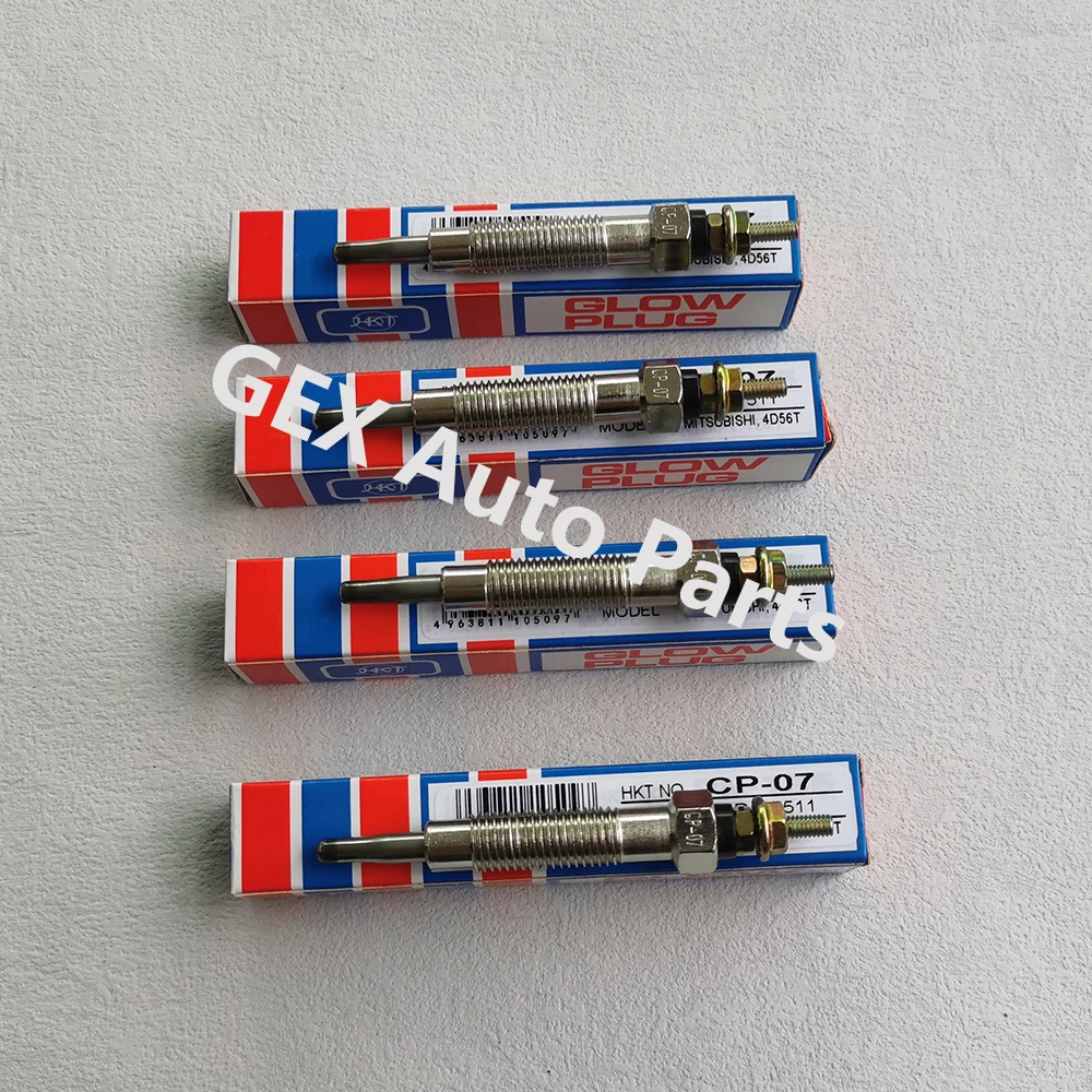 4PCS Glow Plug for Mitsubishi Nativa Montero Pajero Sport 1 K94W Triton L200 K74T KB4T L300 4D56 EXC DI-D 2.5L Diesel MR577131