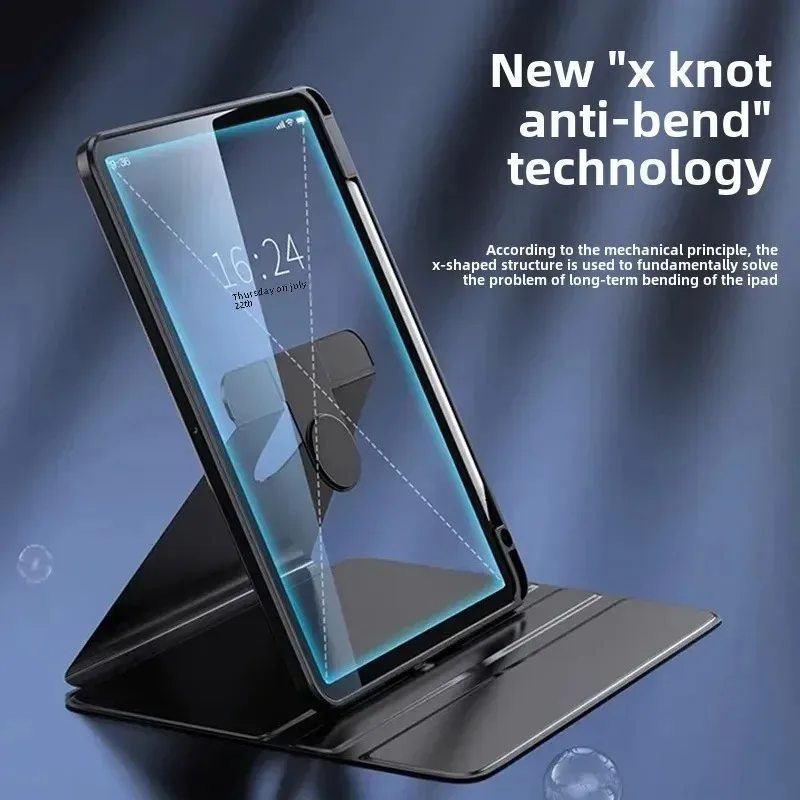 360 Rotation Tablet Cover for New iPad A16 Mini Air 8 7 6 5 4 M4 M3 M2 12th 11 10 th A17 Pro 11 13 M5 10.9 10.2 