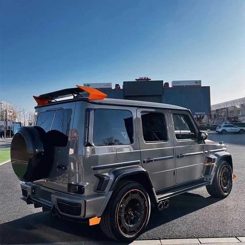 G Class Auto Parts Rear Wing for W463A W464 G Class G500 G63 to R Style Dry Carbon Rear Spoiler