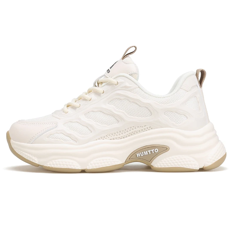 HUMTTO Shoes for Women Breathable Trail Sneakers Woman Luxury Designer Sport Jogging Casual Womens Running Shoes Tennis Trainers