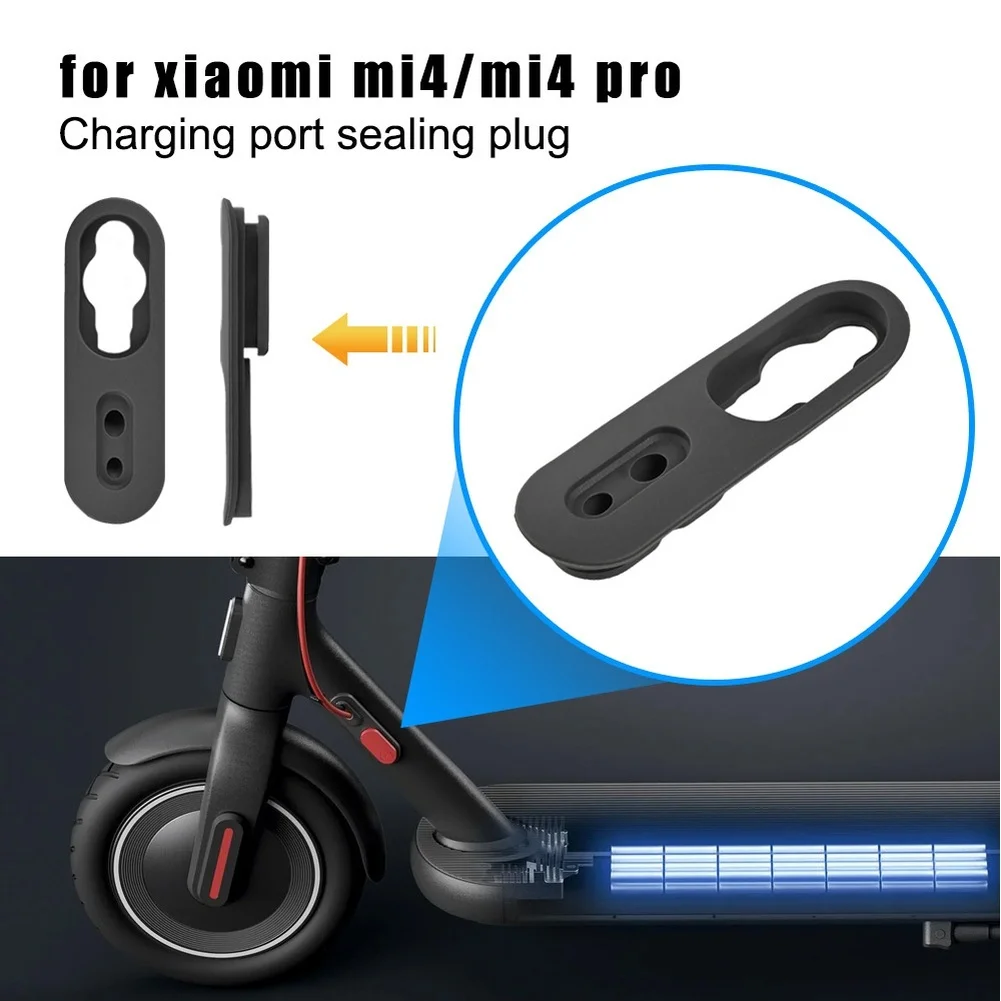 Sealing Strip Silicone Pedal Pad Handle Grip and Brake Cable Cork for Xiaomi 4 Pro Scooter Full Protection Kit