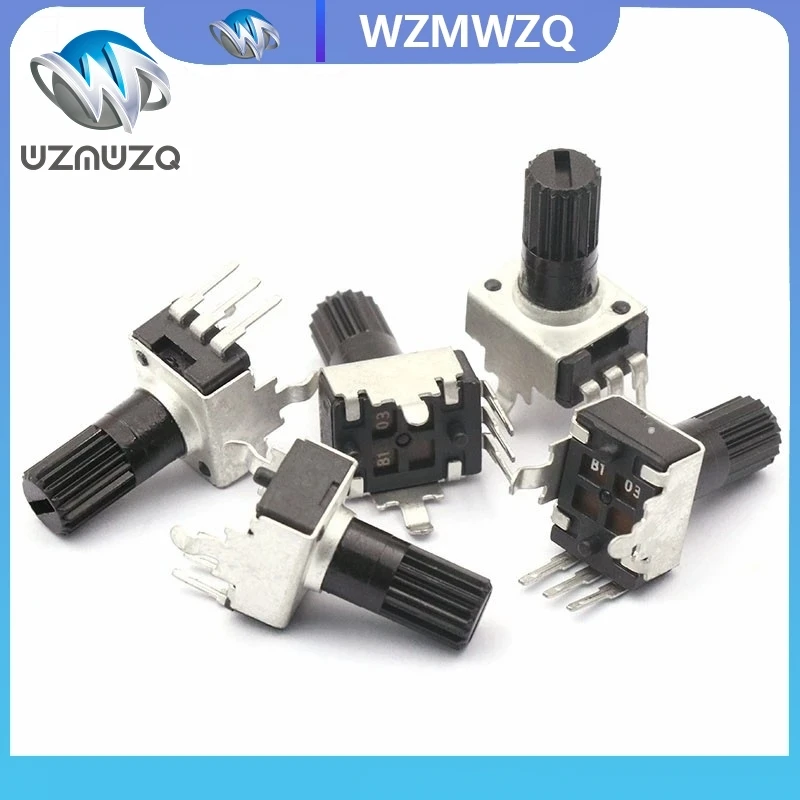 100 TEILE/LOS RV09 Vertikal Einstellbare Potentiometer 1K 2K 5k 10K 20K 50K 100K 1M 0932 9 Typ 3pin Dichtung Potentiometer