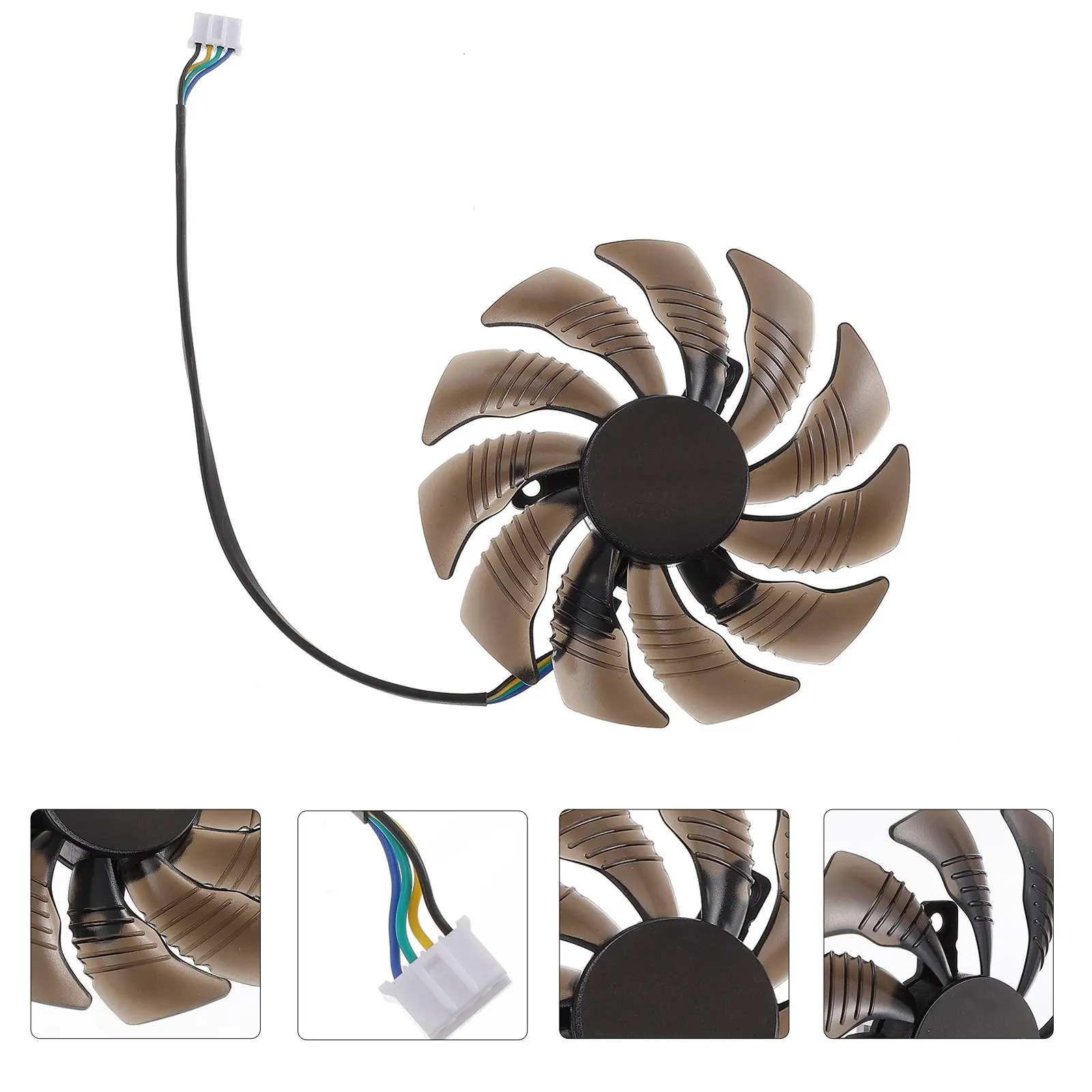 

Plastic Graphics Cooling Fan for Laptop GPU Replacement High Performance Video Cooler Fan for Gaming Pc Graphics Card Cooling