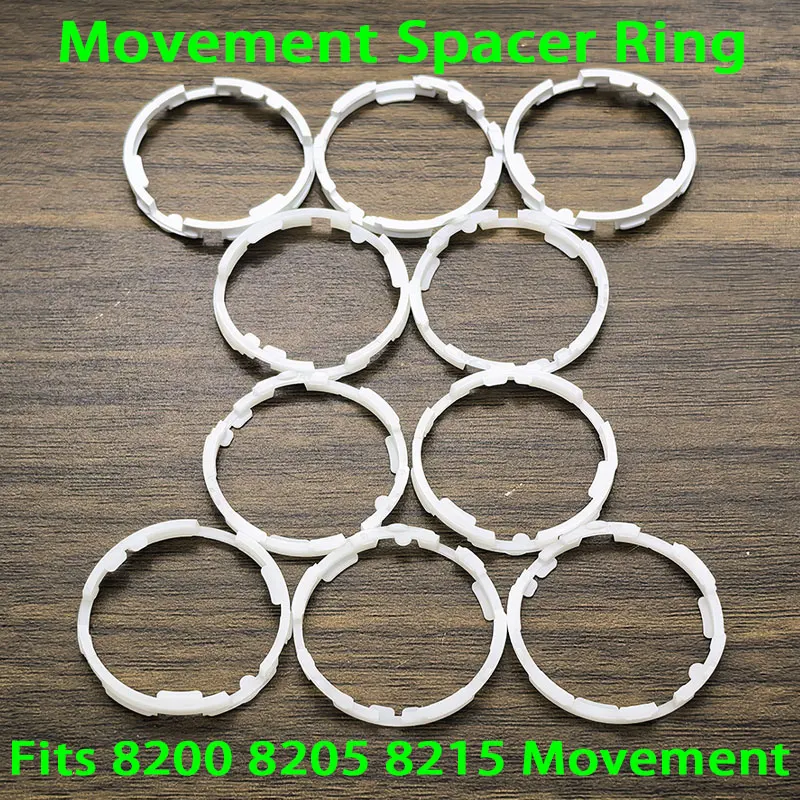 2/5/10PCS Watch Movement Spacer Plastic Ring Fits Miyota 8200 8205 8215 821A 820A Mingzhu 2813 3804 Movement Replace Parts