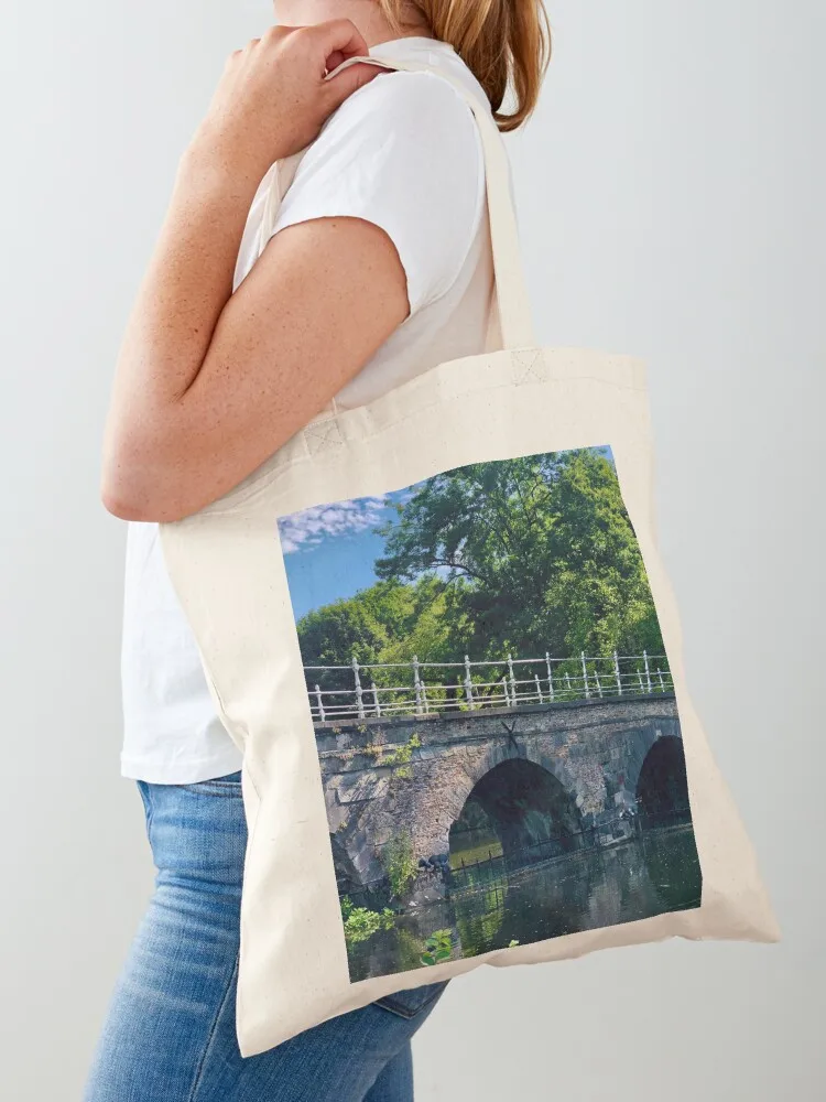 Bridge in Bruges, Belgium Tote Bag female bag cloth bag woman shopper women canvas tote men