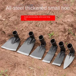 Small hoe for digging soil for household outdoor agricultural tools forging weeding hoe for gardening garden hoe for gardening