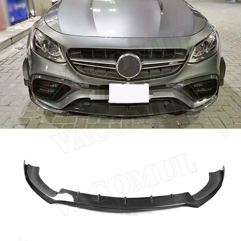 

VACOMUL для E-класса, передний бампер из углеродного волокна, спойлер, разветвители для Mercedes Benz W213 E63 AMG 2017-2019