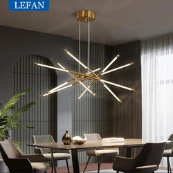 Modern LED Ceiling Pendant Lamp for Living Room Dining Bedroom Kitchen Home Remote Hanging Chandeliers Interior Lighting Fixture