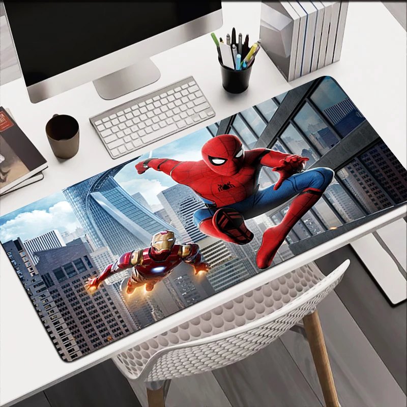 Mousepad Spider Man Fashion Large Mouse Mat New Pc MousePads Office Laptop Carpet Soft Anti-slip Waterproof Desktop Mouse Pad