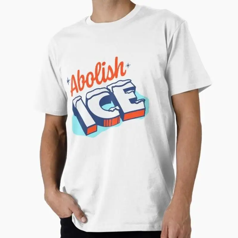 Abolish Ice Funny Design Immigration and Customs E T Shirt Made USA AUS M 2XL