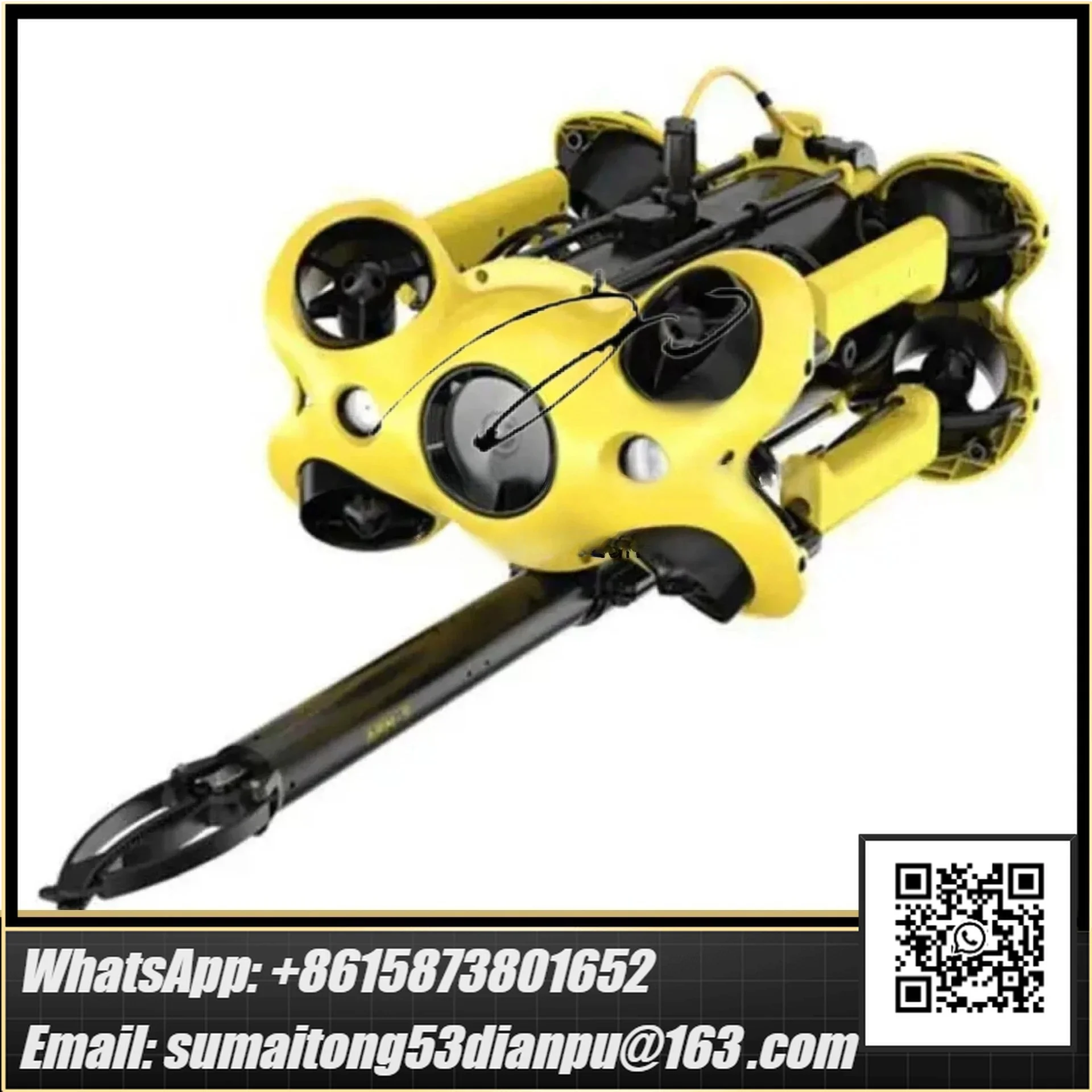 Underwater search and rescue water intelligent remote control observation robot deep water emergency detector