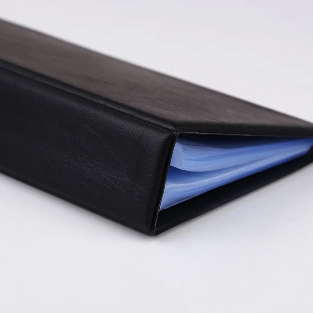 Simple Durable Cards album Bank Cards Large Capacity ID Card Leather Card Bits Storage Bag Business Cards Organizer Card Holder