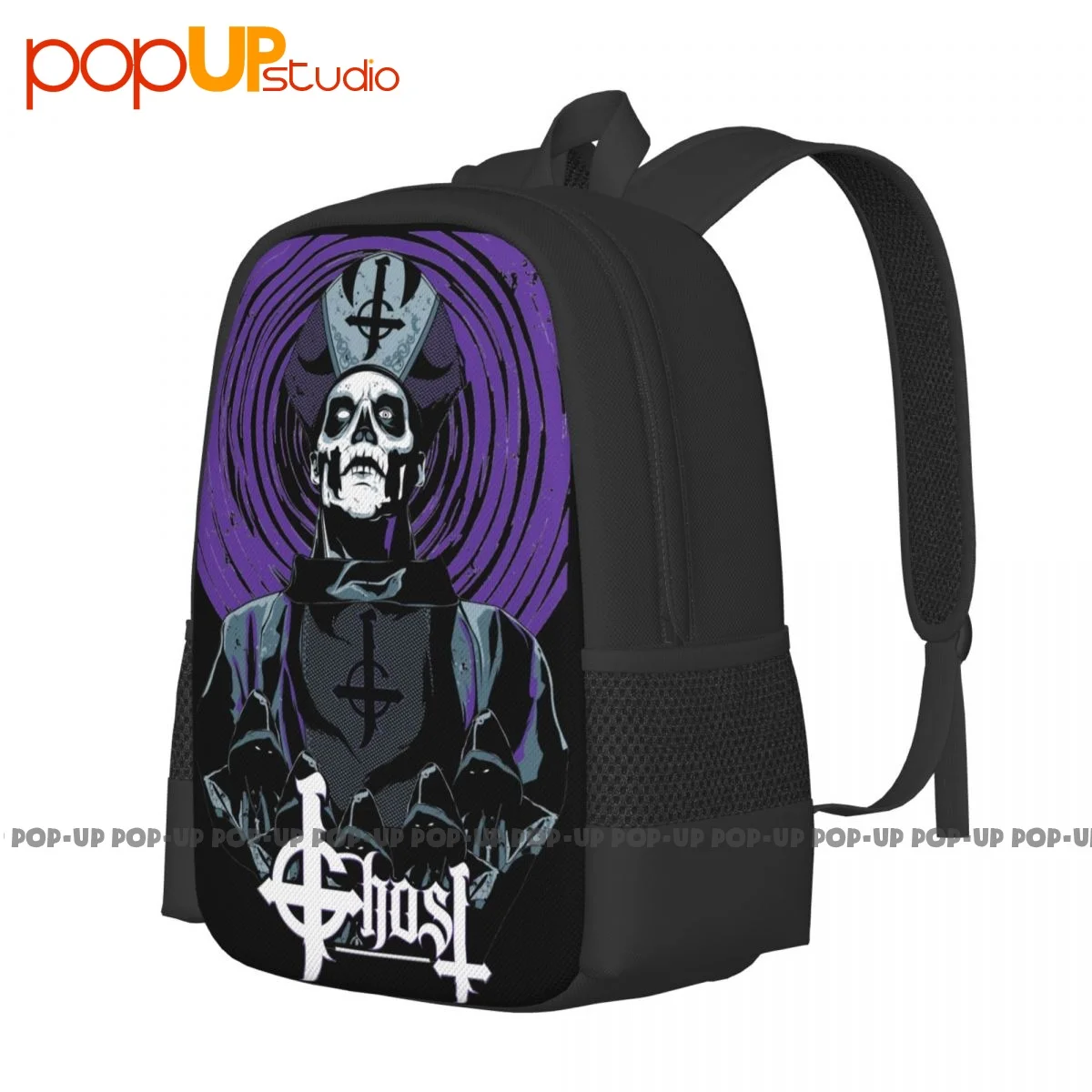 Ghost Papa Emeritus Swedish Rock Band Backpack Large Capacity Fashion Creative Sports Style Multi-function