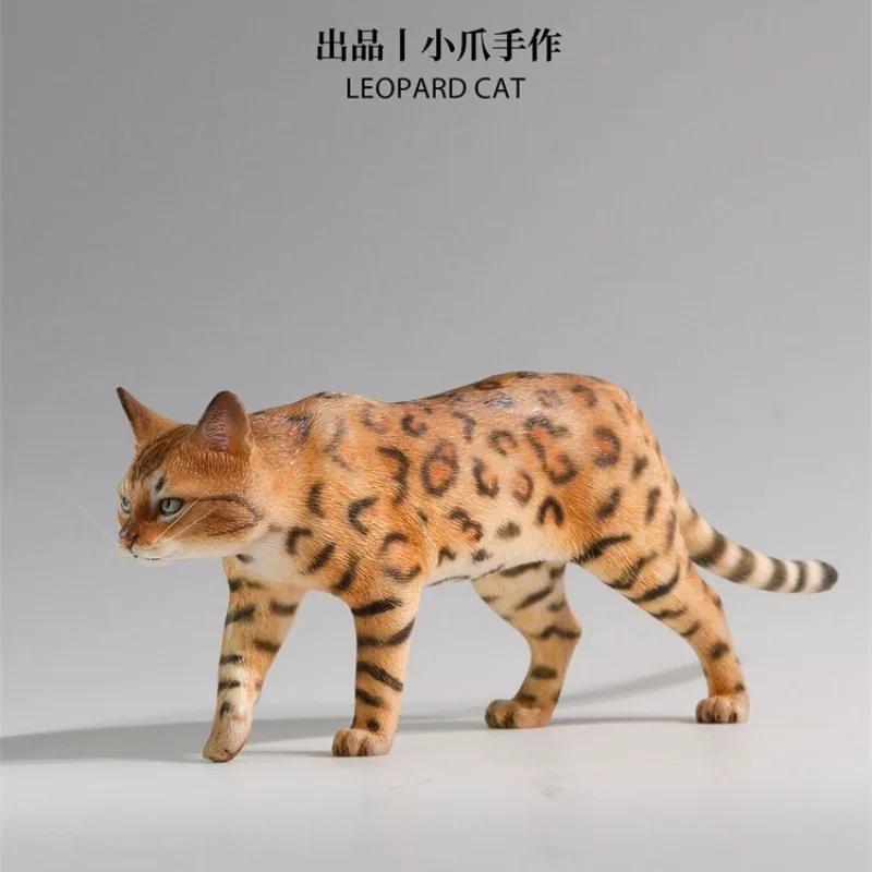 

Pre-Sale 1/6 Scale Action Figures Small Claw Handmade Double One Leopard Cat Static Animal Model Toys Desktop Ornament Gift