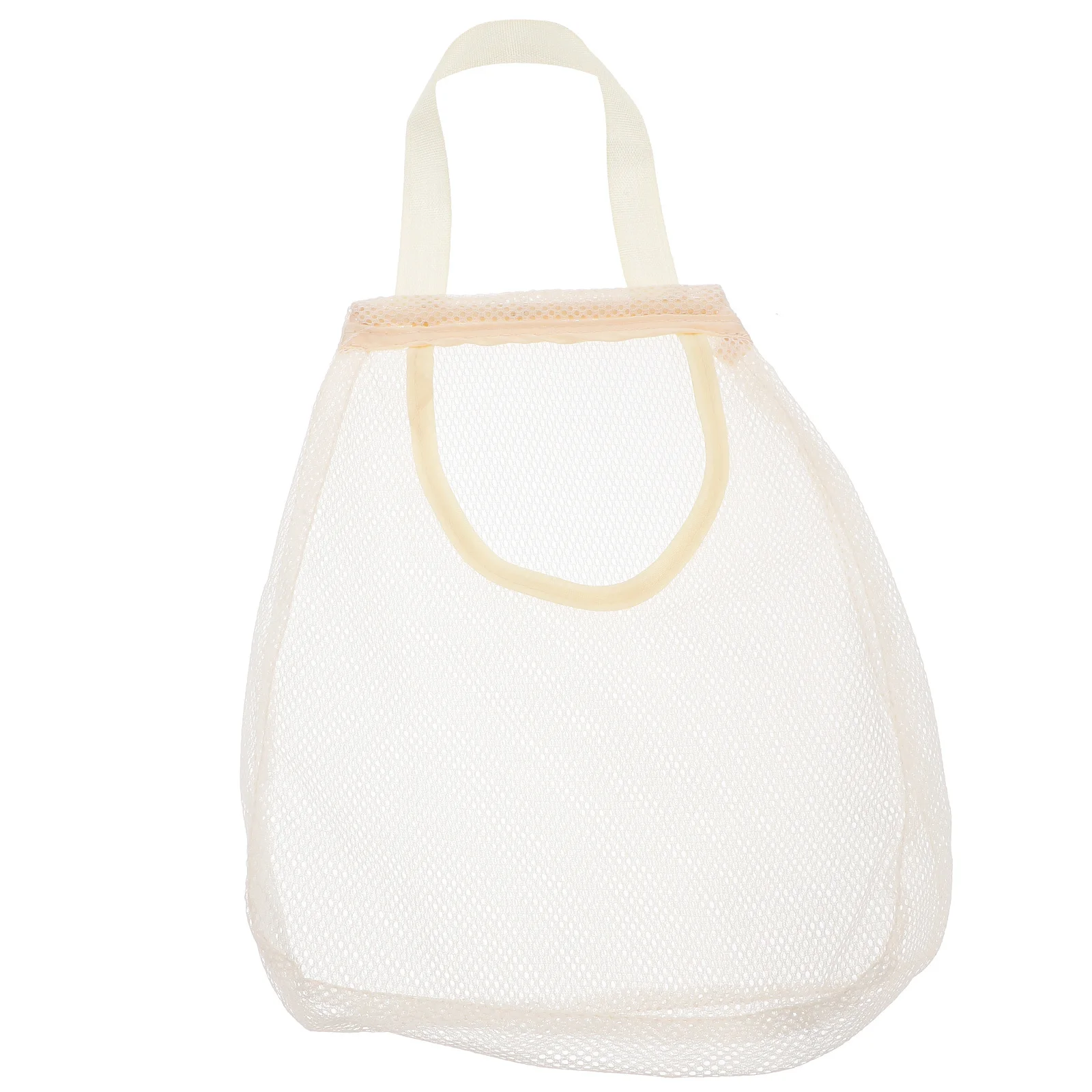 

1pc Wall Mounted Mesh Storage Bag For Kitchen Garlic Ginger Onion Organizer Reusable Breathable Hanging Vegetable Container