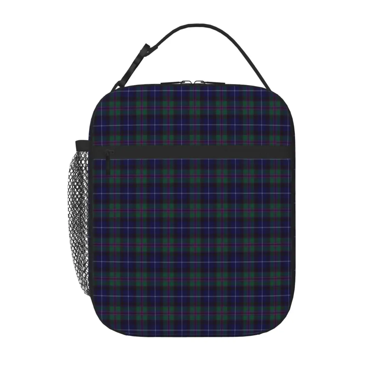 Hot Sale Spirit Of Bannockburn Tartan Clothing Scottish Cute Tartan Monochrome Insulated Tote Fishing Trip Cooler Lunch Bag