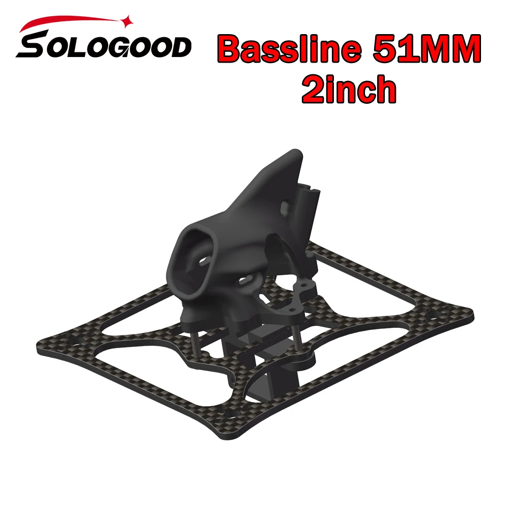

SoloGood Bassline Frame Kit 2inch 51MM Propeller FPV RC Racing Drone DJI O4 Air Unit 1102 1103 1104 1202 1204 Motor ELRS 5.8G