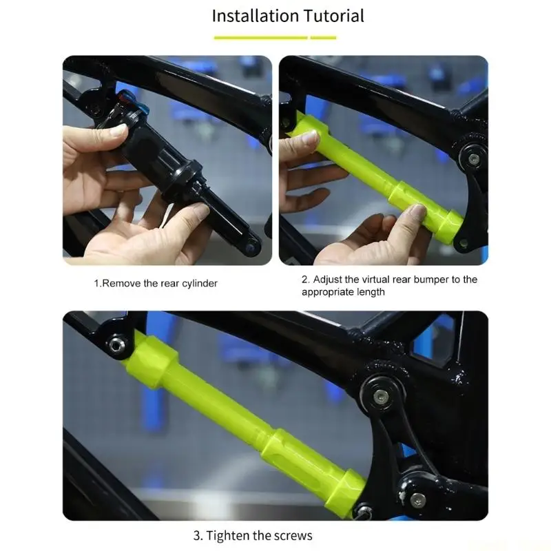 U2JB Sliding Lock Bike Rear Shock Aid for Mount Alignment and Service