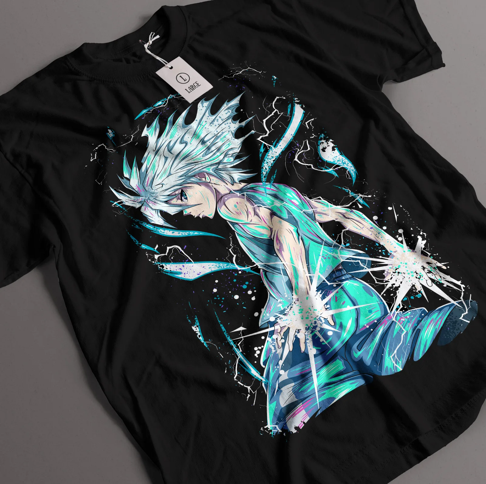 Killua Shirt Gon Hunter X Hunter Tshirt HXH T-Shirt Anime Hisoka Meruem Hisoka