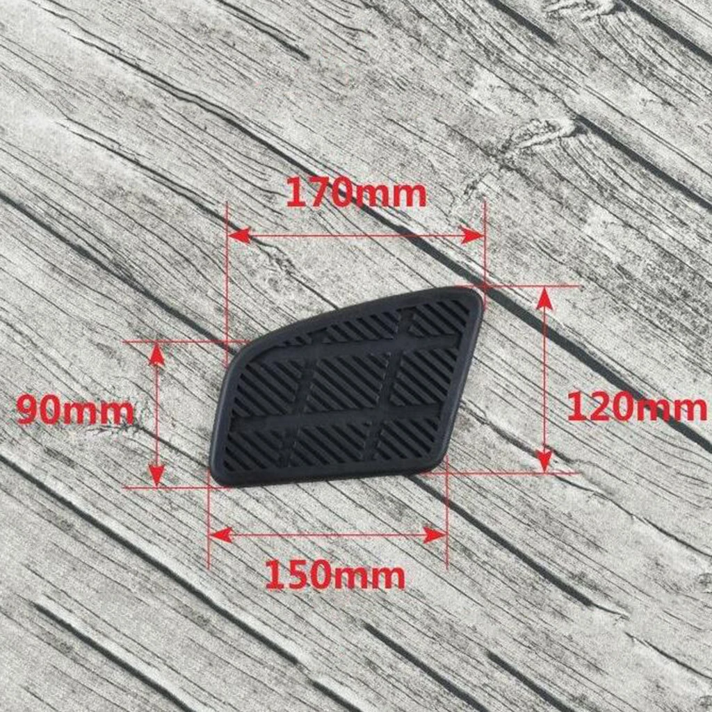 

Universal Motorcycle Tank Traction Pad Side Knee Grip Protector Rubber Gas Tank Decor Accessories for Motorbike