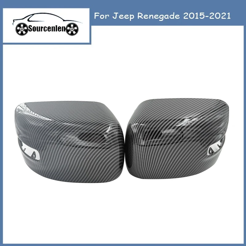 

Крышка зеркала заднего вида на дверь для Jeep Renegade 2015-2021 с легкой крышкой бокового зеркала, автомобильные аксессуары