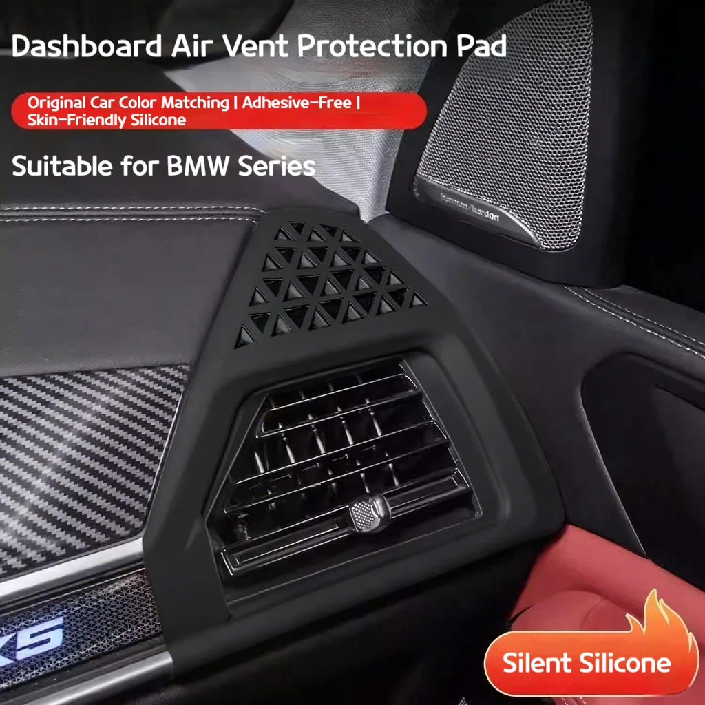 

For BMW X5 G05 2023-2025 Car Silicone pads for the front air conditioning vents of the new are domestic interior accessories