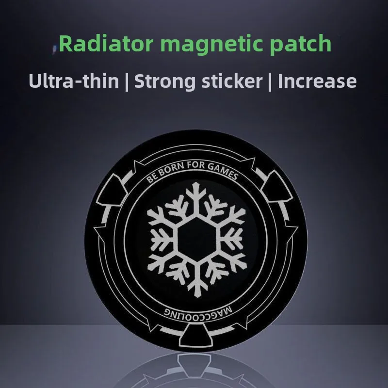 

Ultra Slim Magnetic Adhesive Pad for Phone Cooler Strong Grip 6cm/9cm Universal Compatibility with Most Devices